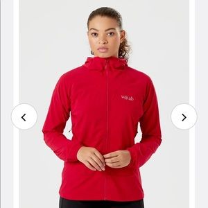 Womens Rab Borealis softshell jacket size M